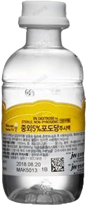 중외5%포도당주사액_(2.5g/50mL/병(PP)) 제품 사진