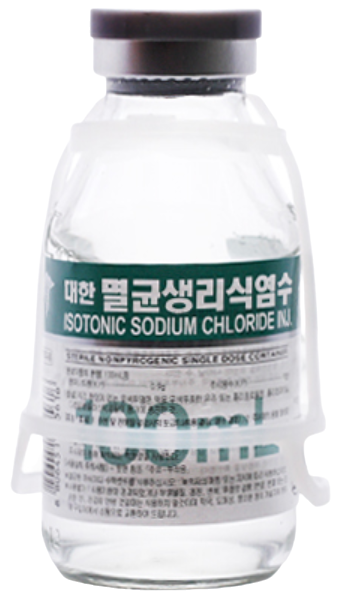 대한멸균생리식염수_(0.9g/100mL/병) 제품 사진