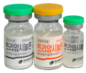 트리암시놀론주사40mg_(40mg/1mL) 제품 사진