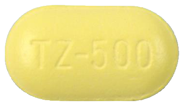 티니다진정500mg 제품 사진