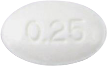 자이렌정0.25mg 제품 사진