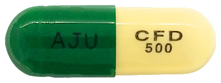 아주세프라딘캡슐500mg 제품 사진