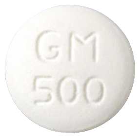 구루메포민정500mg 제품 사진