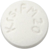 코러스파모티딘정20mg 제품 사진