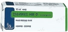 인슈라타드HM주100단위/mL_(1KIU/10mL) 제품 사진