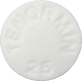 현대테놀민정25mg 제품 사진