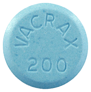 바크락스정200mg 제품 사진