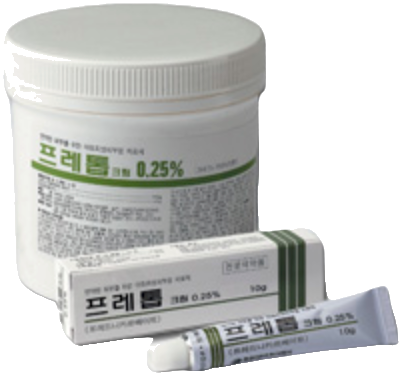 프레톱크림0.25%_(1.25g/500g) 제품 사진