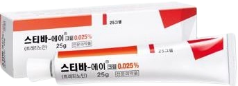 스티바에이크림0.025% 제품 사진
