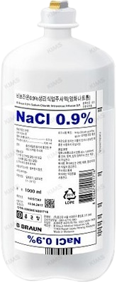 비브라운0.9%생리식염주사액_(9g/1000mL) 제품 사진