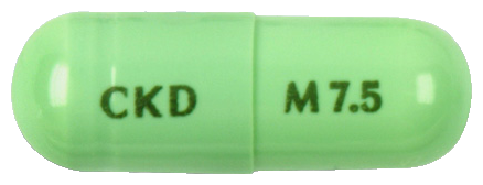 멜락스캡슐7.5mg 제품 사진