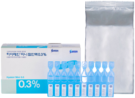 히아레인미니점안액0.3%(1회용)_(1.5mg/0.5mL) 제품 사진