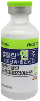 휴물린엔주100단위_(1000unit/10mL) 제품 사진