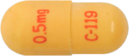 타크로벨캡슐0.5mg 제품 사진
