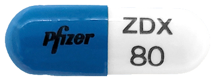젤독스캡슐80mg 제품 사진