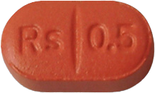 리스펜정0.5mg 제품 사진