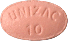 유니작정10mg 제품 사진