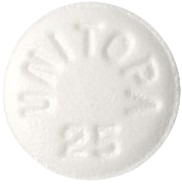 유니토파정25mg 제품 사진