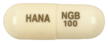 뉴가바캡슐100mg 제품 사진
