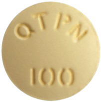 쿠티아핀정100mg 제품 사진
