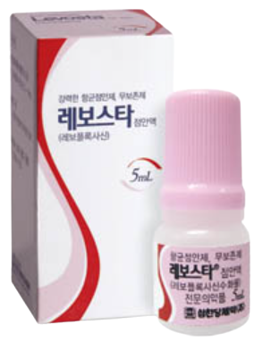 레보스타점안액_(25mg/5mL) 제품 사진