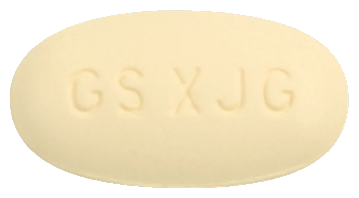 타이커브정250mg 제품 사진