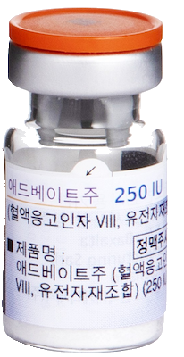 애드베이트주_(250IU/1병) 제품 사진