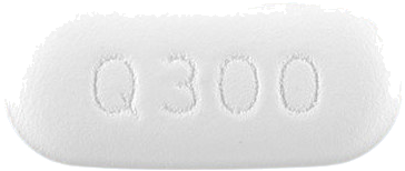 쿠에타핀정300mg 제품 사진