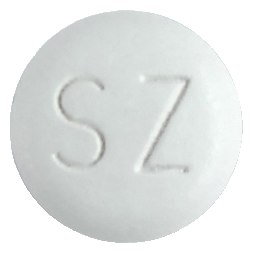 산도스올란자핀정10mg 제품 사진