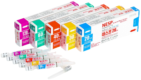 네스프 프리필드시린지주 20_(20μg/0.5mL) 제품 사진