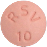 로바스로정10mg 제품 사진