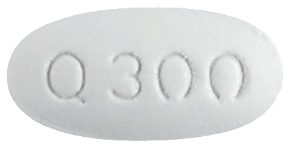큐로켈정300mg 제품 사진