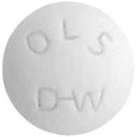 올자핀정5mg 제품 사진