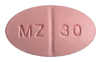 멀타핀정30mg 제품 사진