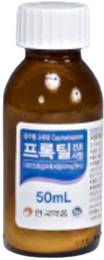프록틸건조시럽_(0.5g/50mL) 제품 사진