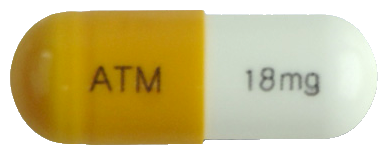 아토목신캡슐18mg 제품 사진