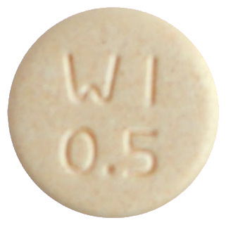 환인클로나제팜정0.5mg 제품 사진