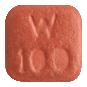프리스틱서방정100mg 제품 사진