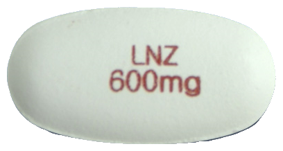 리녹사졸정600mg 제품 사진