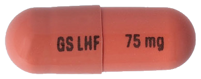 라핀나캡슐75mg 제품 사진