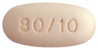 듀오웰정80/10mg 제품 사진