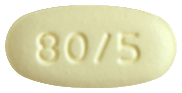 듀오웰정80/5mg 제품 사진