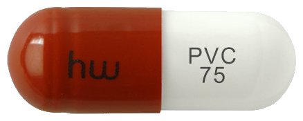 프레빈캡슐75mg 제품 사진