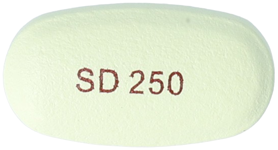 클라비오정250mg 제품 사진