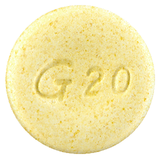 구구츄정20mg 제품 사진