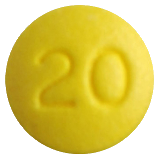 라벤티드정20mg 제품 사진