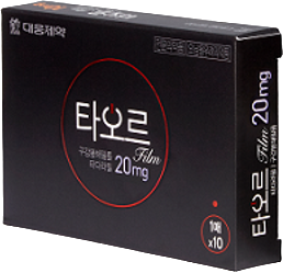 타오르구강붕해필름20mg_(20mg/1장) 제품 사진