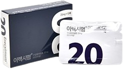 이렉시멈구강용해필름20mg 제품 사진