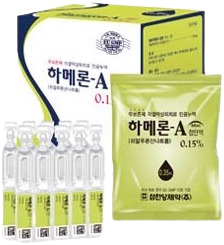 하메론에이점안액0.15%_(0.525mg/0.35mL) 제품 사진