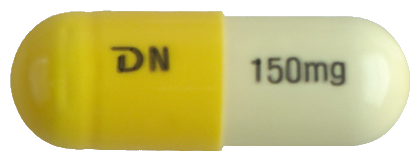 뉴잔틴캡슐150mg 제품 사진